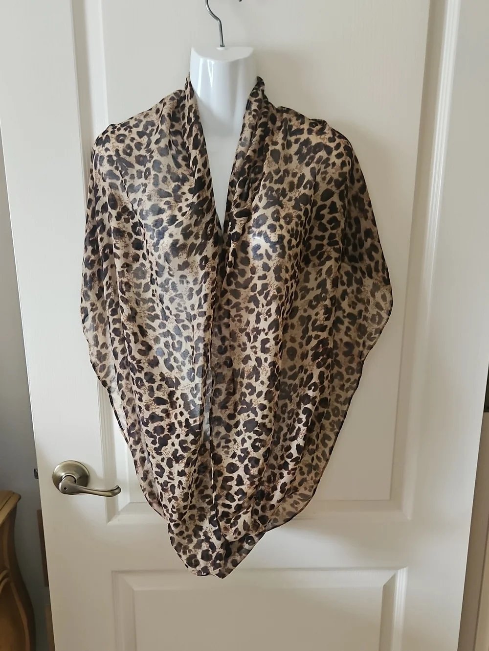 leopard print sarong infinity